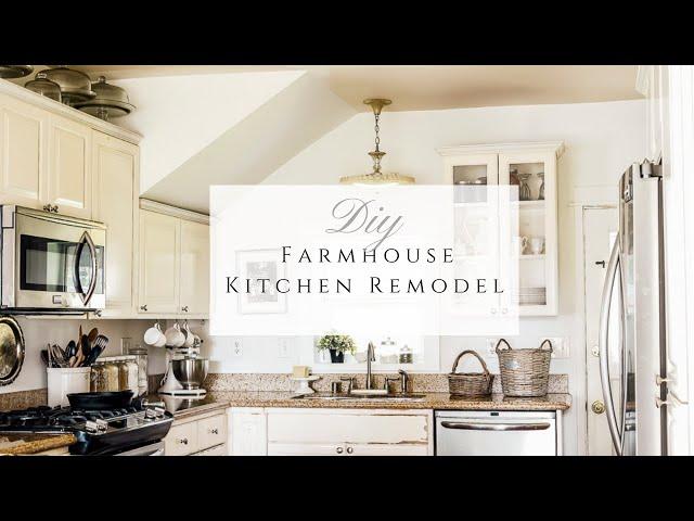 DIY Farmhouse Kitchen Remodel