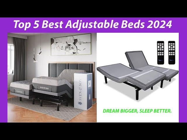 Best Adjustable Beds 2024 Most Popular -  Only 5 worth buying right now!! Adjustable Bed bases.