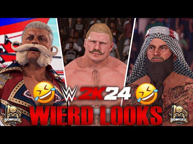 Weird things WWE 2K24