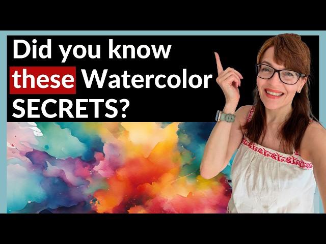 9 Little Known Watercolor SECRETS to Level Up your Results!