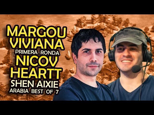  ARABIA CUP - DIA 6/16  NICOV vs HEARTTT - VIVI vs MARGOU  RONDA 1 - 20.000u$s - SHEN AIXIE