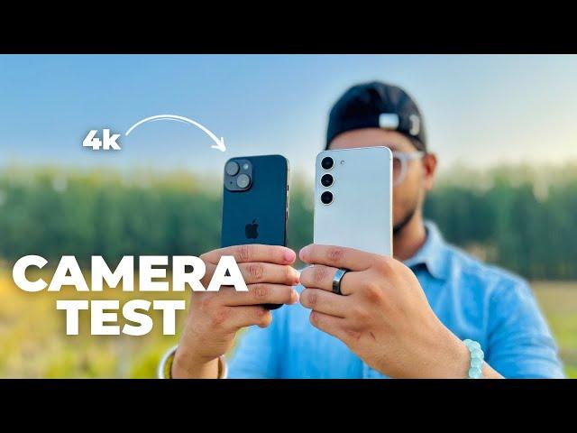 Samsung s23 vs iPhone 15 camera comaparison in 2024 | iPhone 15 vs S23 camera test | devhr71