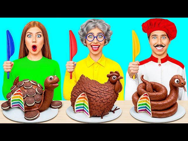 Me vs Grandma Cooking Challenge | Tasty Kitchen Hacks by Super Hyper DO