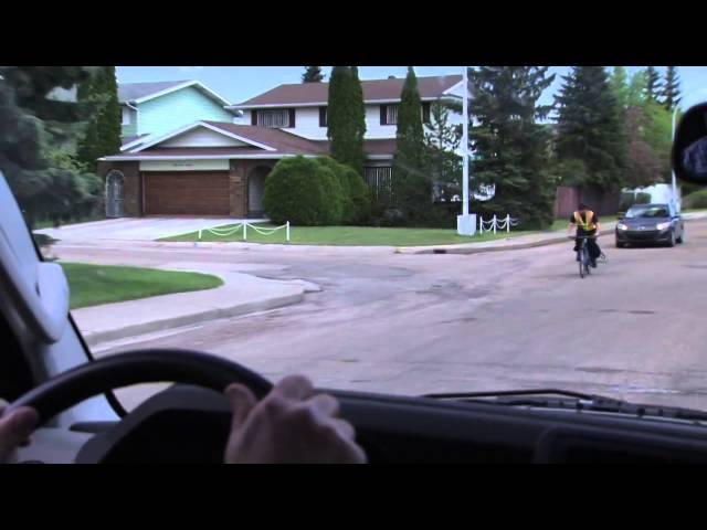 Sharing the road with cyclists