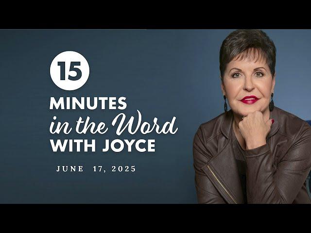 Check Your Motives - Pt 3 | 15 Minutes in the Word with Joyce Meyer