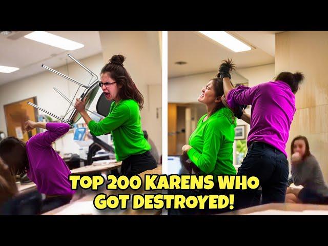 Top 200 KARENS WHO GOT DESTROYED!