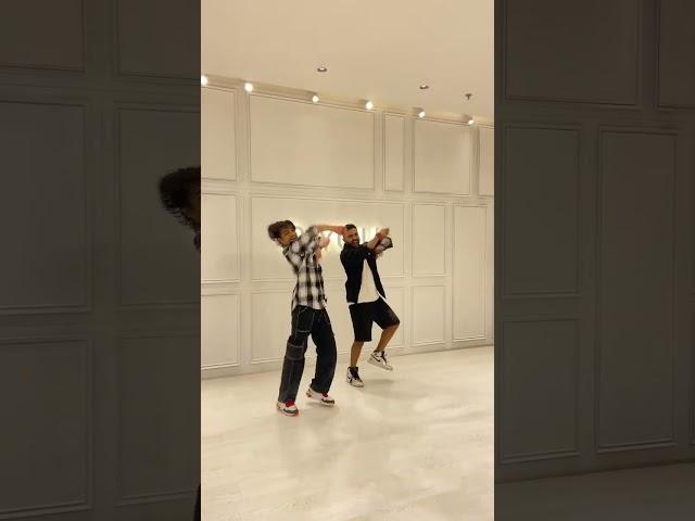 Bts of my fav routine ️ | chammak challo #chammakchallo #youtubeshorts #shorts #dance