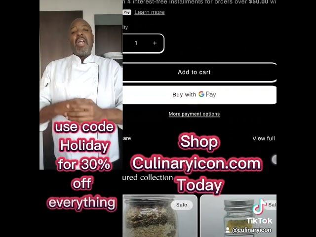 Culinary Icon Holiday Sale