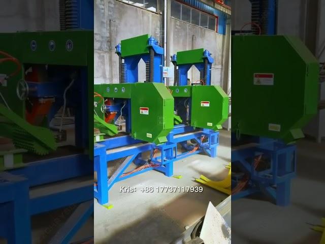 Gantry band saw machine for wood timber