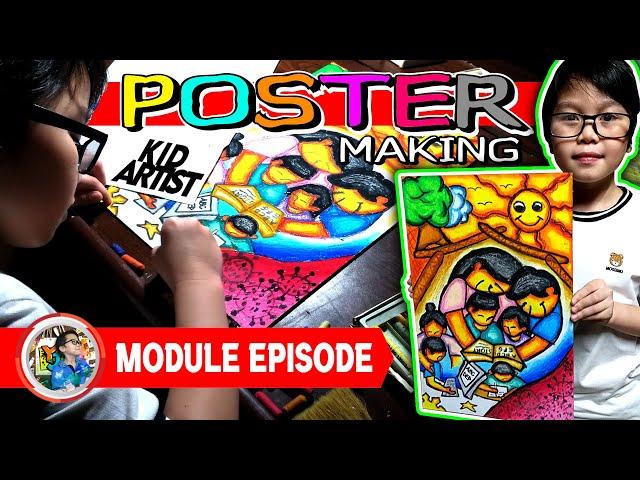 POSTER MAKING CONTEST. OIL PASTEL.