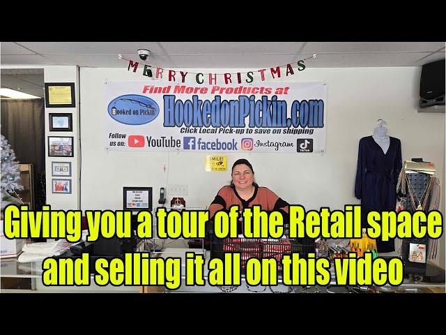 Unboxing with a Store tour!  Clearing out our Retail space for a Big move Check out what to buy!