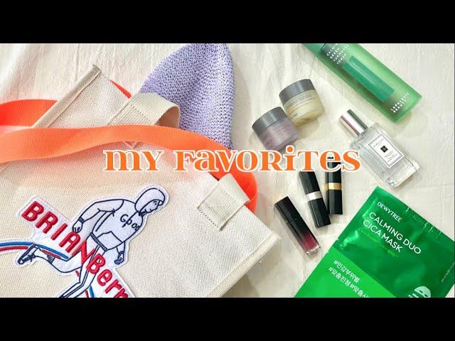 최애템이 없던 나의 요즘 FAV 찐템들만 모아모아 9가지 | 샤넬 최애 립  COS 모자  린다패로우 안경  조말론 헤어미스트  Brian berry 에코백 | 크리수탈