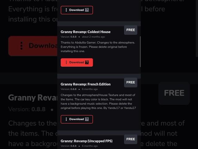 how to download granny revamp all mod #animeedit #music #anime #editaudio #psychopathhuntchaptertwo