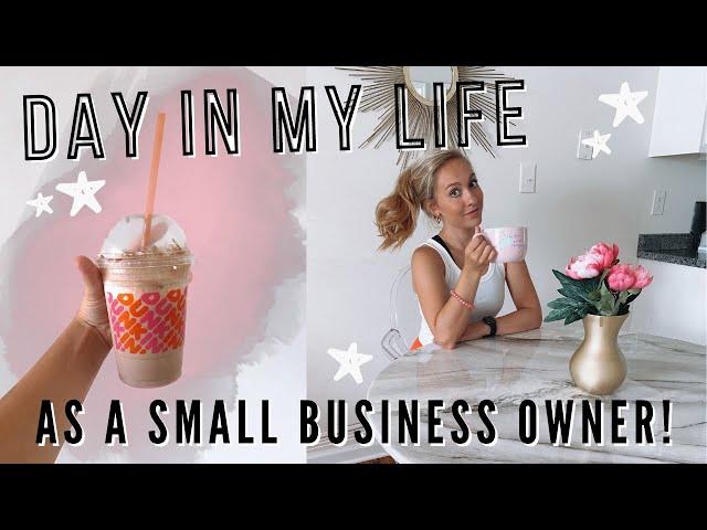  Day in My Life as a SMALL BUSINESS OWNER! Stardust by Allie vlog 