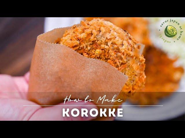 Korokke Recipe (Japanese Meat and Potato Croquette)