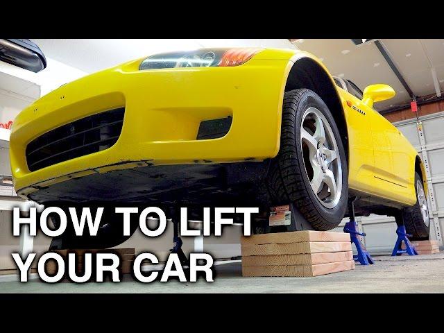 How To Completely Lift A Car On All Four Jack Stands