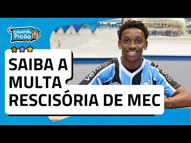 SAIBA A MULTA DE GABRIEL MEC! Detalhes e planos pós assimilação do contrato com o Grêmio.