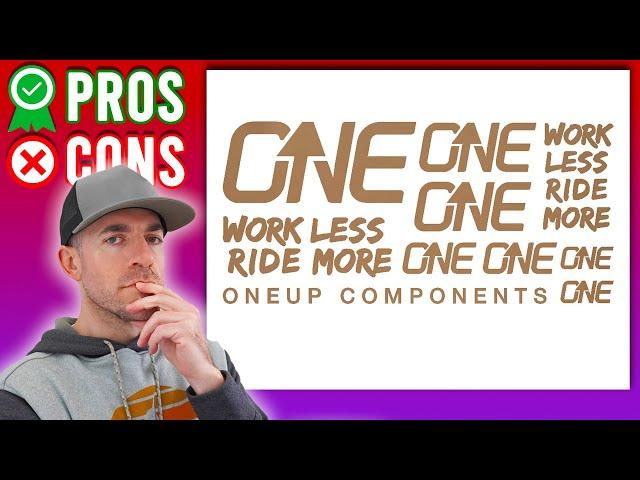 OneUp Components Bike Stickers Unpacking