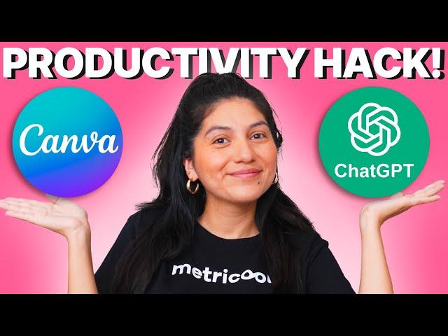 Create Hundreds of Social Posts in ONE Hour | Canva + ChatGPT Content Creation Hack