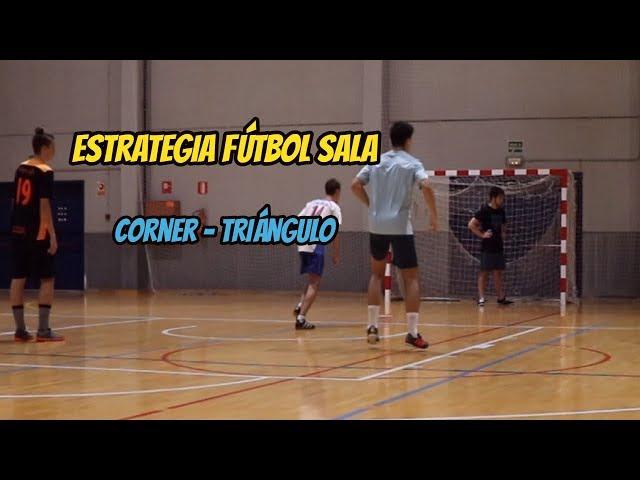 Jugada de córner futbol sala - El triángulo #1 | Futsal corner