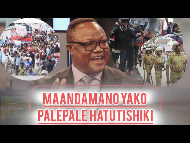 MSIMAMO KUHUSU MAANDAMANO YA  CHADEMA LISU AWAJIBU POLICE AFOKA VIKALI SANA  "MNATAKA MPAKA AFE NANI