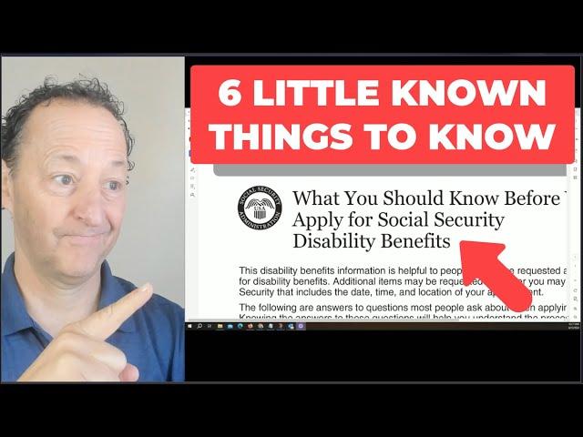 What You SHOULD KNOW Before You Apply for Disability Benefits