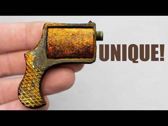 Unique Old Gun Lighter Restoration. WW1 Trench Lighter