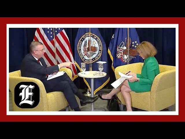 Secretary Doug Collins tells military reporter to stop 'scaring the veterans'