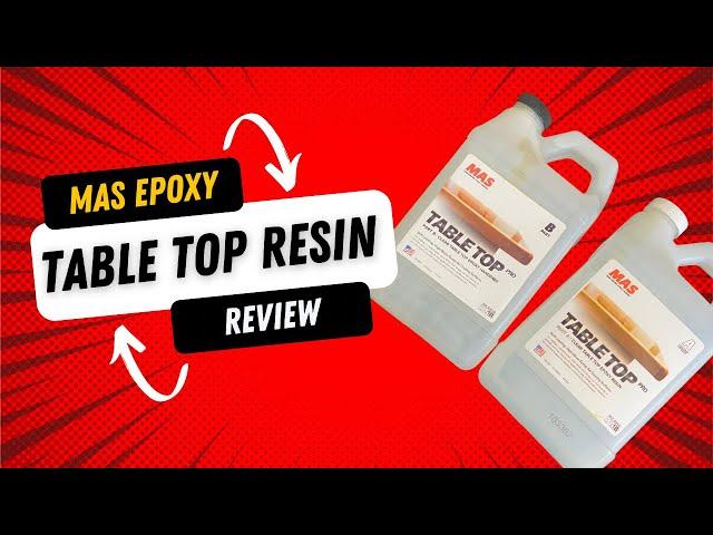 Mas Epoxy Table Top Resin Review