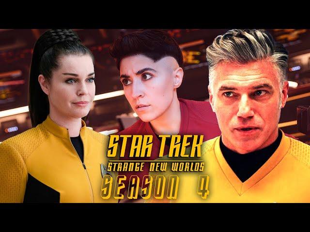 STAR TREK Strange New Worlds Season 4 TEASER - Reveal SHOCKING New Updates!