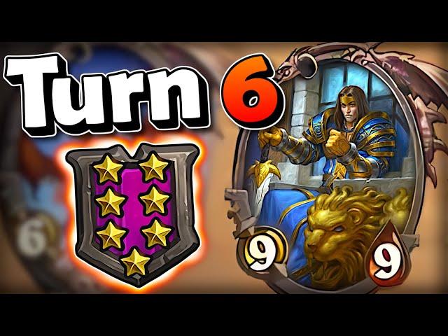 7-drop on Turn SIX Wins the Game! | Hearthstone Battlegrounds