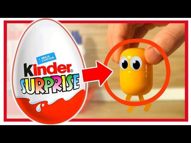 Киндер Сюрприз. Живая капсула. Волшебные киндеры. Kinder Surprise.