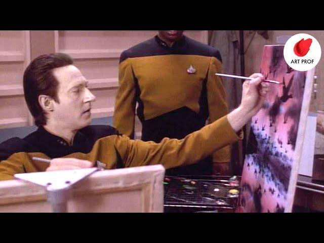 Data's Paintings in Star Trek, Art Professor Reacts and Critiques