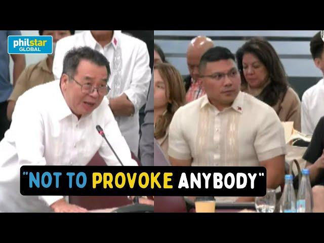 Quad Comm to Cardema: Wag insultuhin si Colmenares