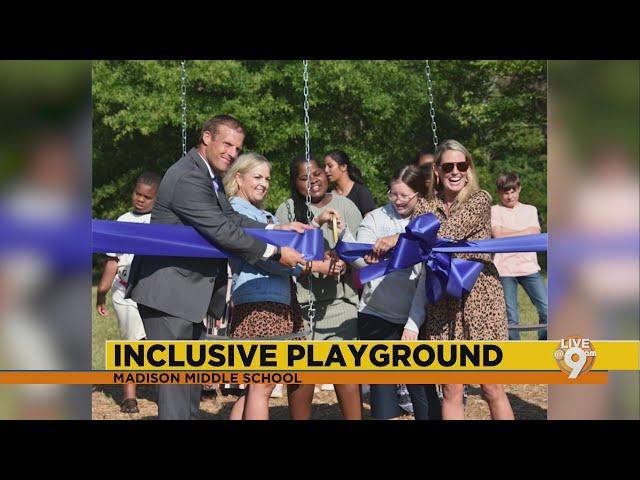 Playground for students with special needs opens at Madison school