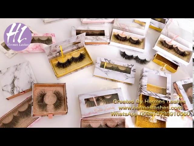 Best Mink Lashes Vendors Custom Unique Marble Eyelashes Packaging Boxes With The Lowest Price Online