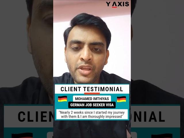 Testimonial Mohamed Imthiyas German Job Seeker Visa