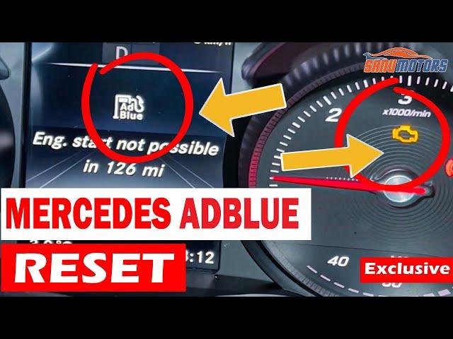 How to Reset Your Mercedes AdBlue System Warning Message -2023