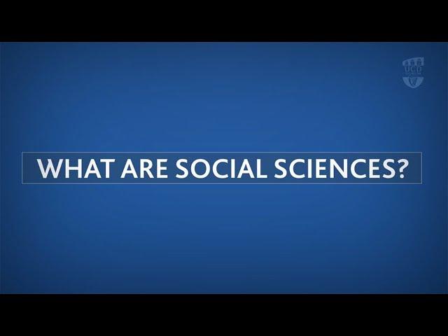 What are Social Sciences?