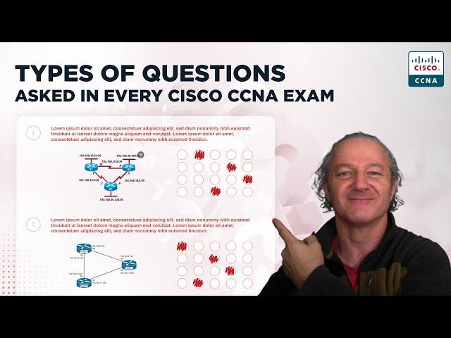 Types of Questions Asked in EVERY Cisco CCNA Exam