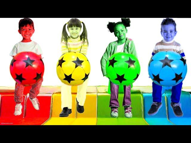 The Football Song ️ (Soccer Song) | Lets Play FOOTBALL ️ | Ole Ole Ole Song | Kids Sports Song