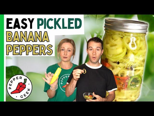 Pickled Banana Peppers - Quick, Crunchy, and Easy! Pepper Geek