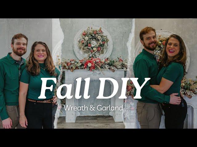 Elegant Fall DIY: Cream Blush Sage Wreath & Garland to Match for a Soft Autumn Touch ( 2024)