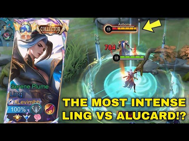 THE MOST INTENSE BATTLE OF LING VS ALUCARD!? | LING FASTHAND GAMEPLAY WITH BEST BUILD & EMBLEM 2024