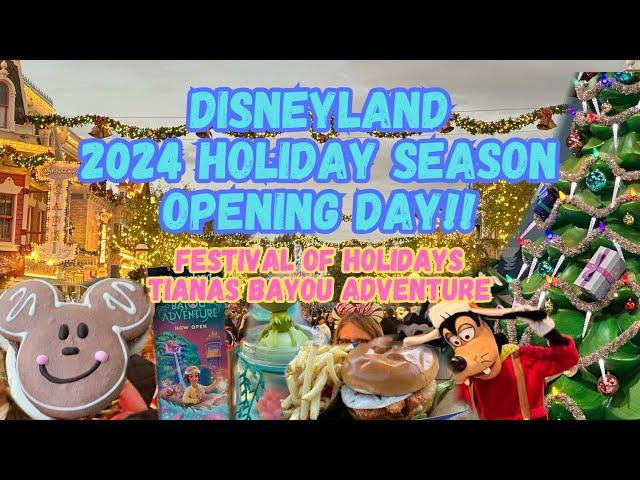 2024 Holiday Season Disneyland | Tianas Bayou Adventure | Festival Of Holidays California Adventure