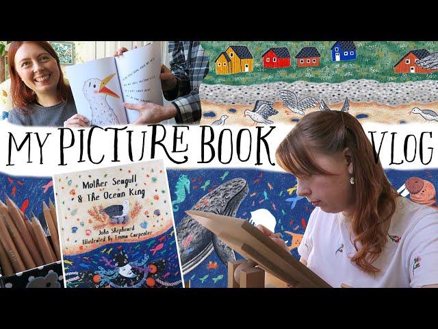 my journey of illustrating & self publishing a picture book artist diaries vlog