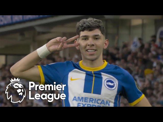 Julio Enciso belter pulls Brighton level with Manchester City | Premier League | NBC Sports