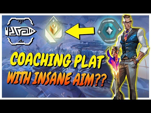 I COACHED A PLAT 3 CHAMBER WITH INSANE AIM?!?! (VALORANT COACHING)