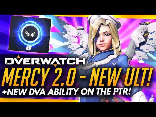 Overwatch | MERCY 2.0 GAMEPLAY + NEW DVA ABILITY [PTR]