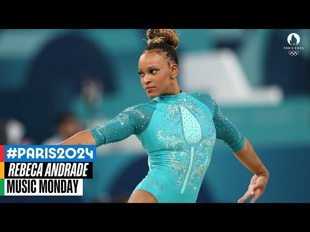 Rebeca Andrade's GOLD medal floor routine I Music Monday